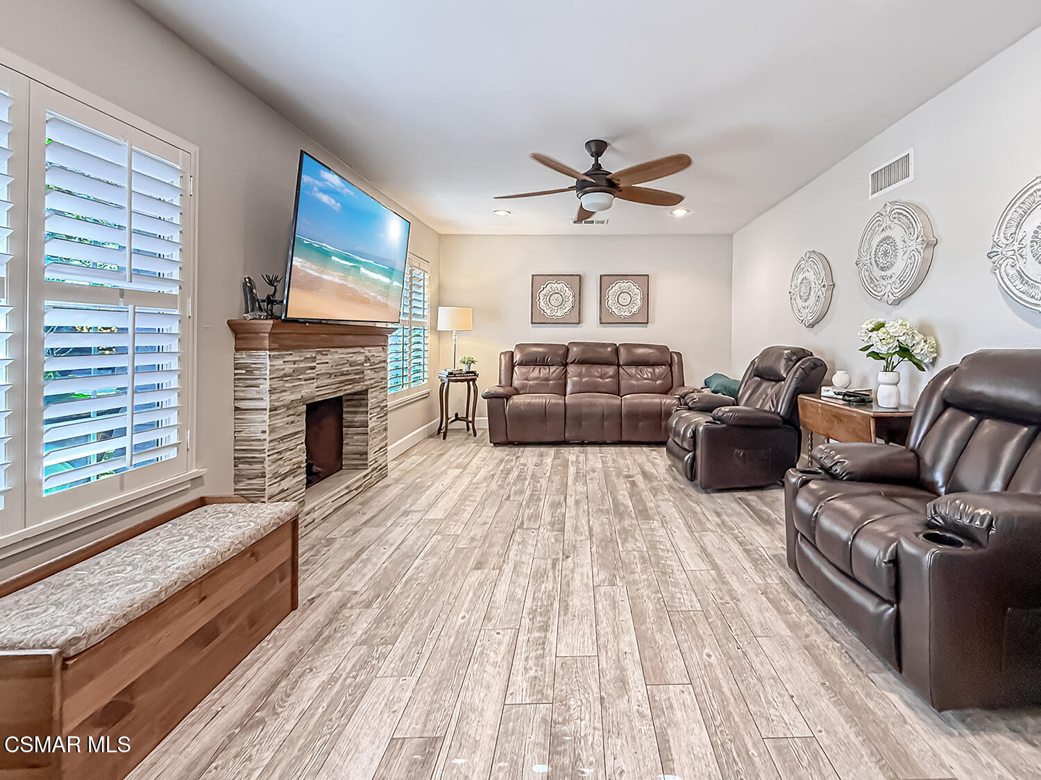 2189 Latham Street Simi Valley, CA 93065 - Photo 7 of 42 a living room with furniture and a fireplace