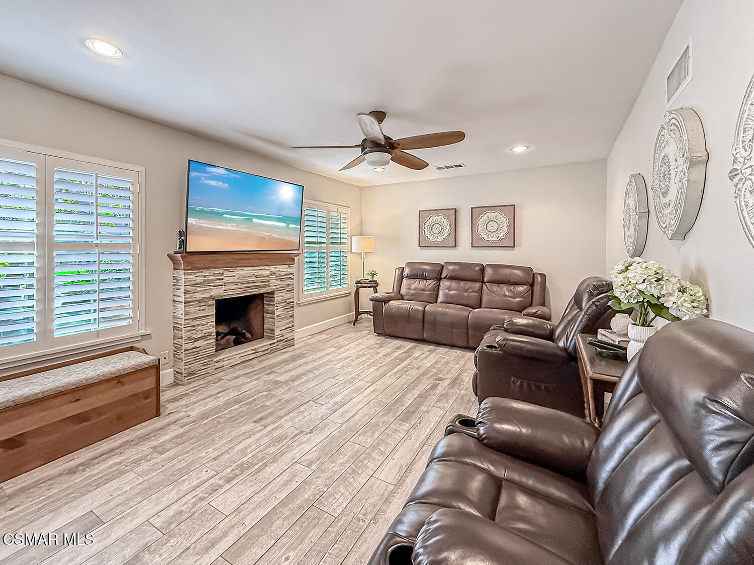 2189 Latham Street Simi Valley, CA 93065 - Photo 8 of 42 a living room with furniture and a fireplace