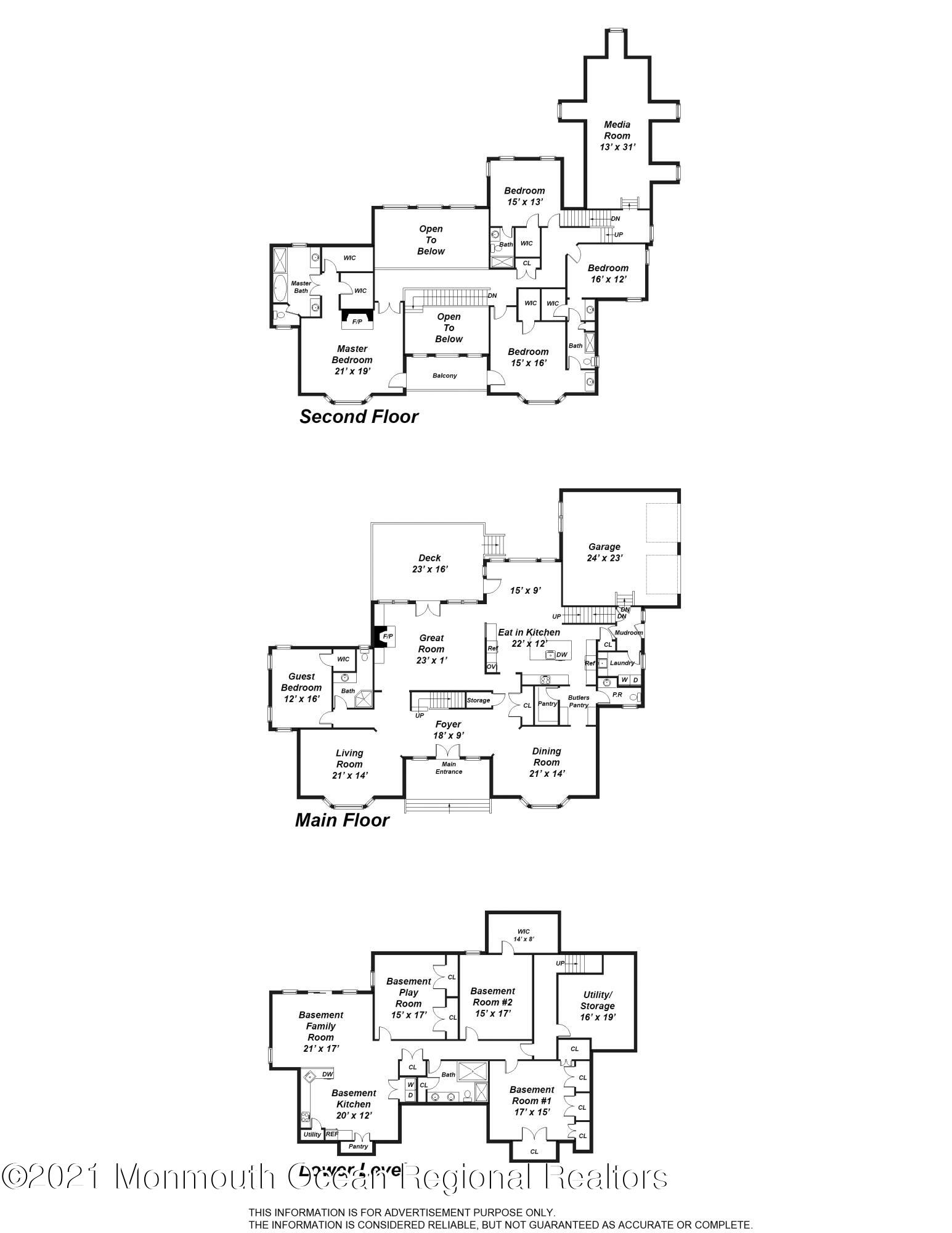89 Cypress Neck Road Lincroft, NJ 07738 - Photo 42 of 42 Floorplan