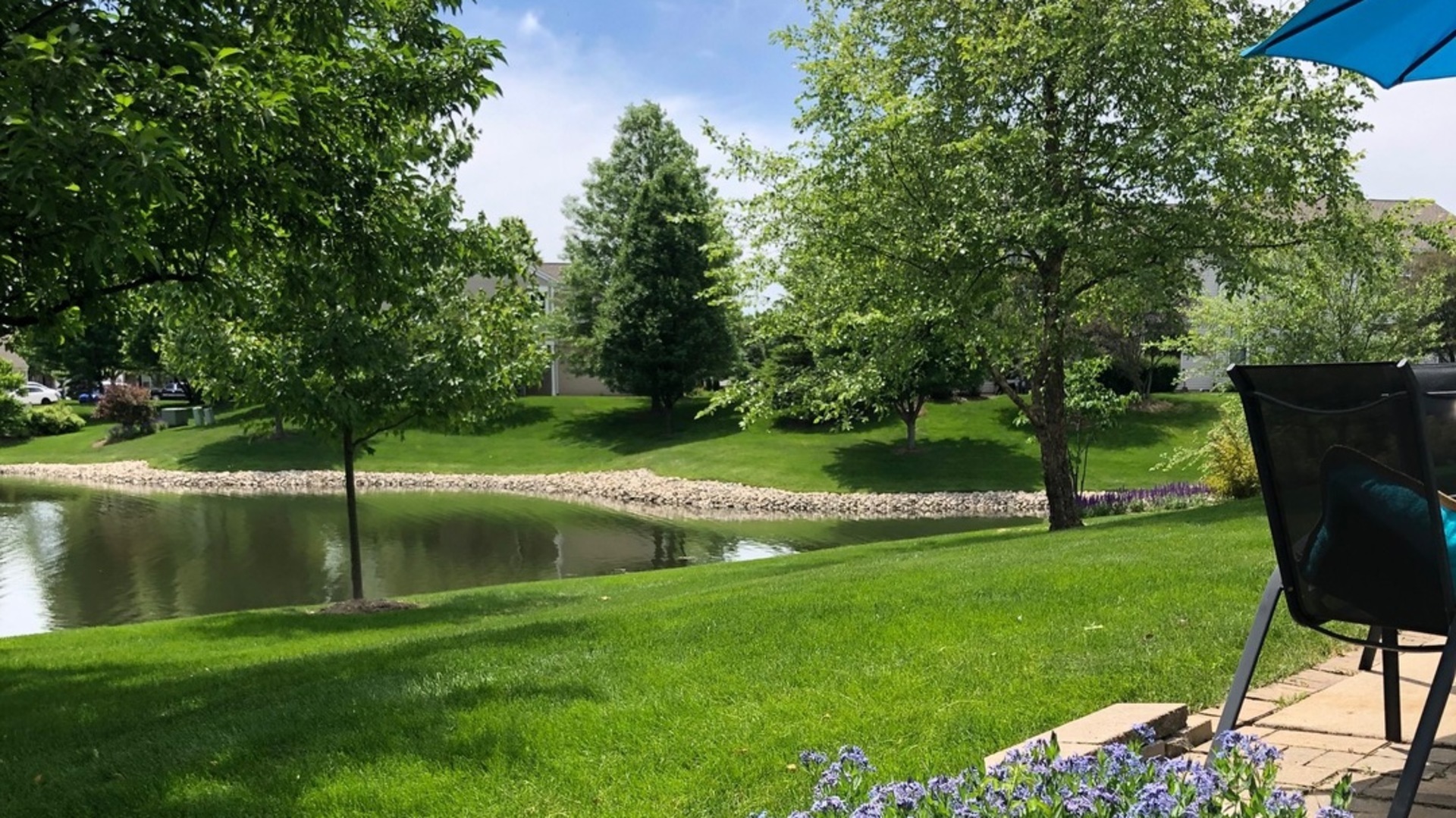 2935 Gypsum Circle Naperville, IL 60564 - Photo 33 of 34 a view of a garden with a lake