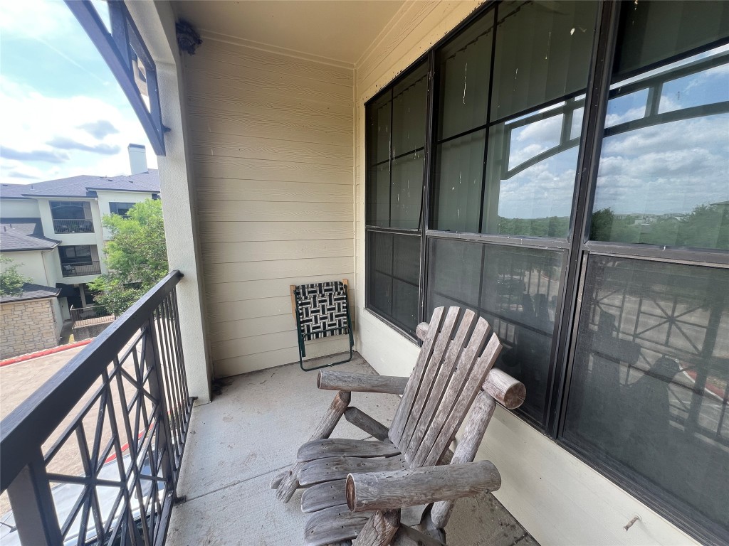 7701 Rialto Boulevard, Unit 1328 Austin, TX 78735 - Photo 12 of 17 View of balcony