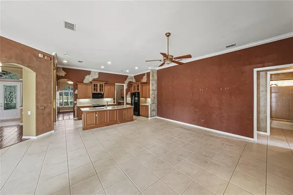wooden floor in an empty room