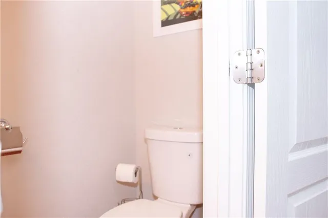 a bathroom with a toilet