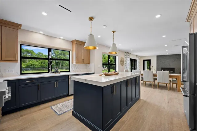 a view of a backyard with a patio