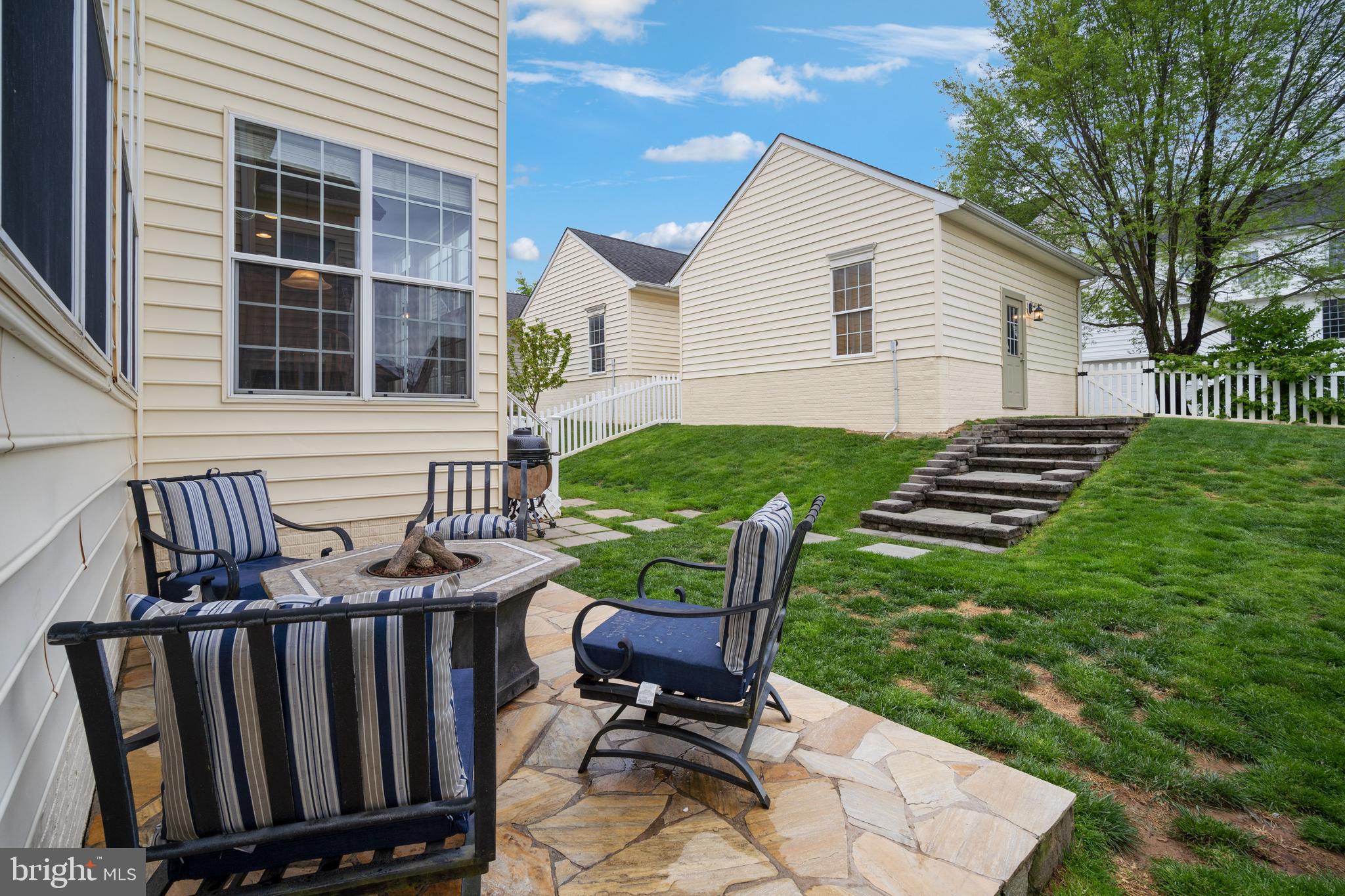 12140 Cypress Spring Road Clarksburg, MD 20871 - Photo 42 of 45 Backyard with stone patio
