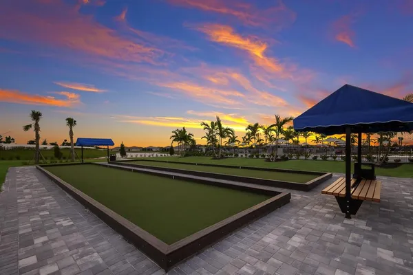 an aerial view of a pool patio swimming pool and ocean view