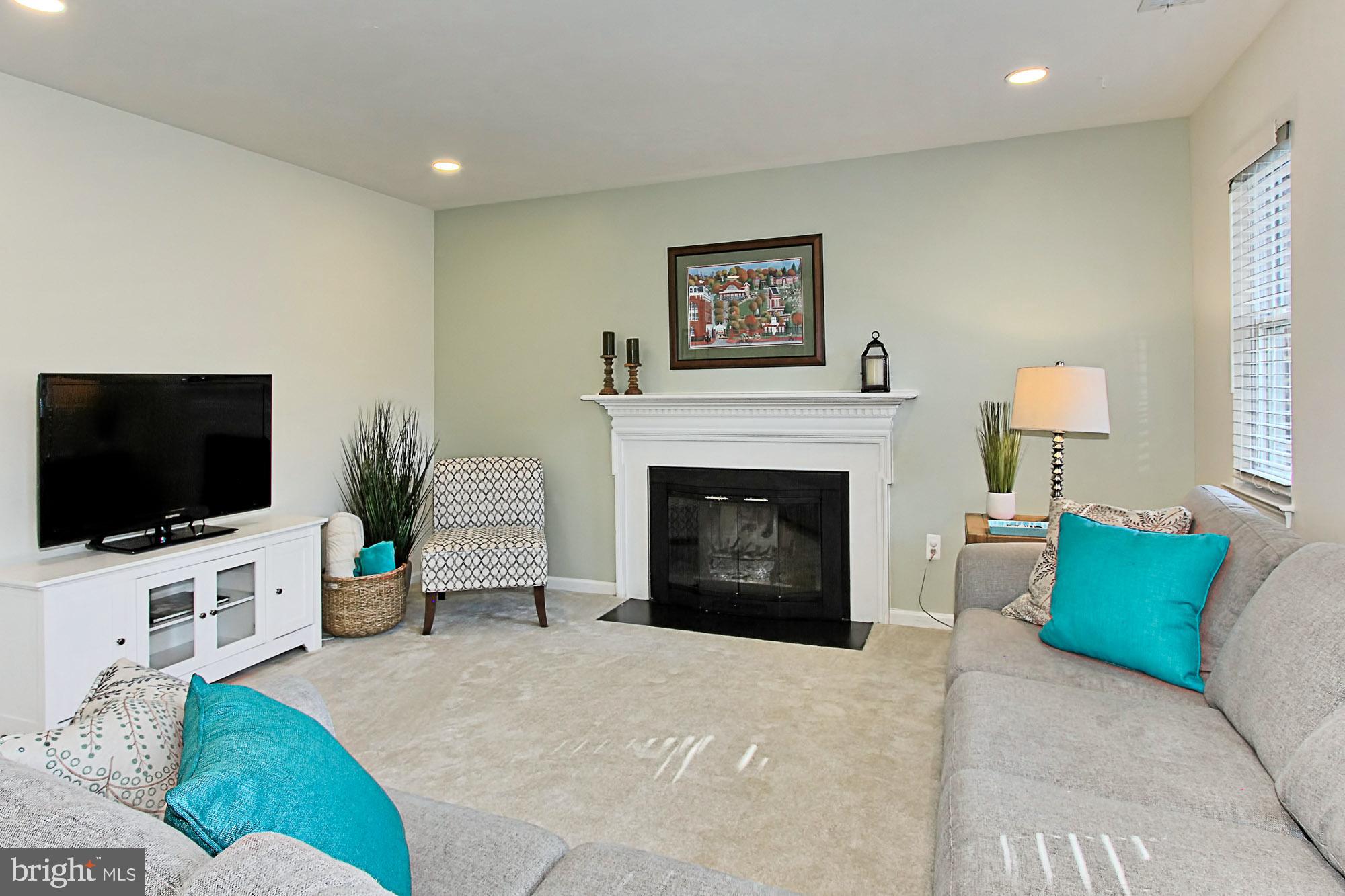 2322 Archdale Road Reston, VA 20191 - Photo 16 of 36 Family Room with Wood-Burning Fireplace