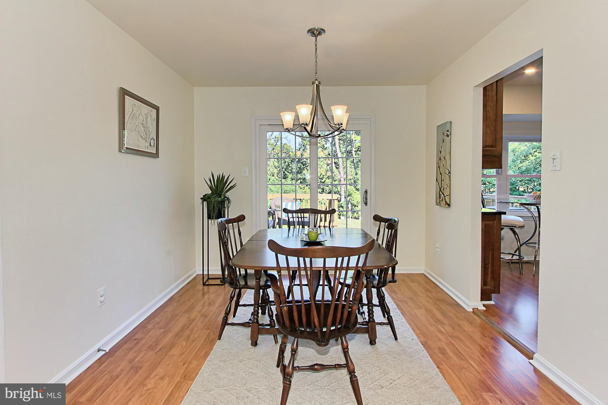 2322 Archdale Road Reston, VA 20191 - Photo 7 of 36 Dining Room Opens to Brand New Deck!