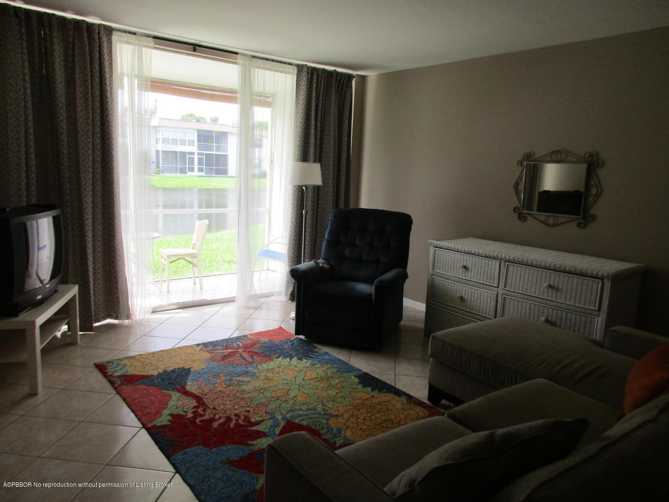 504 Davis Road, Unit 101 Palm Springs, FL 33461 - Photo 5 of 17 Lake view from Living Room