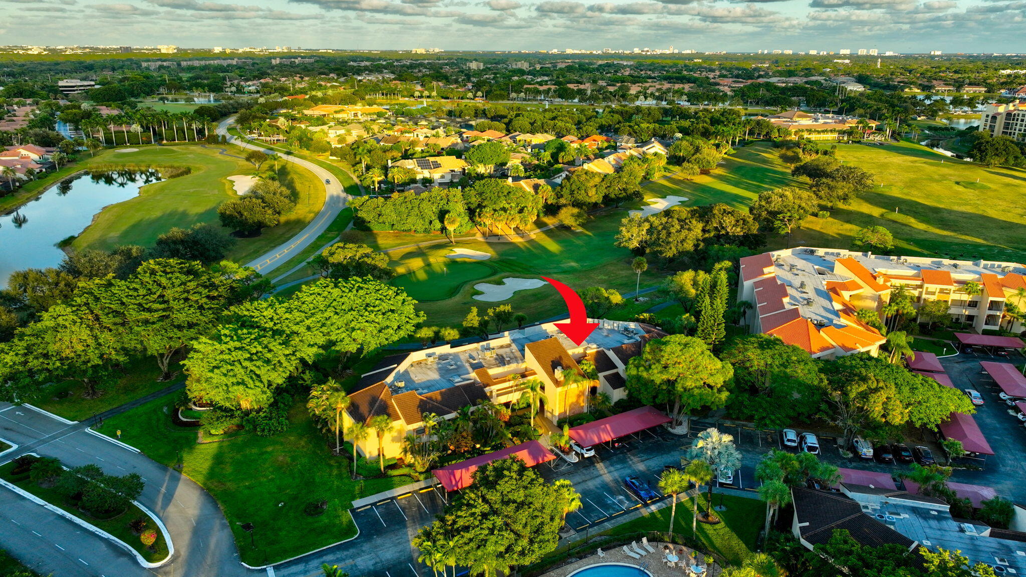 7448 La Paz Boulevard, Unit 102 Boca Raton, FL 33433 - Photo 1 of 23 PANORAMIC GOLF VIEWS