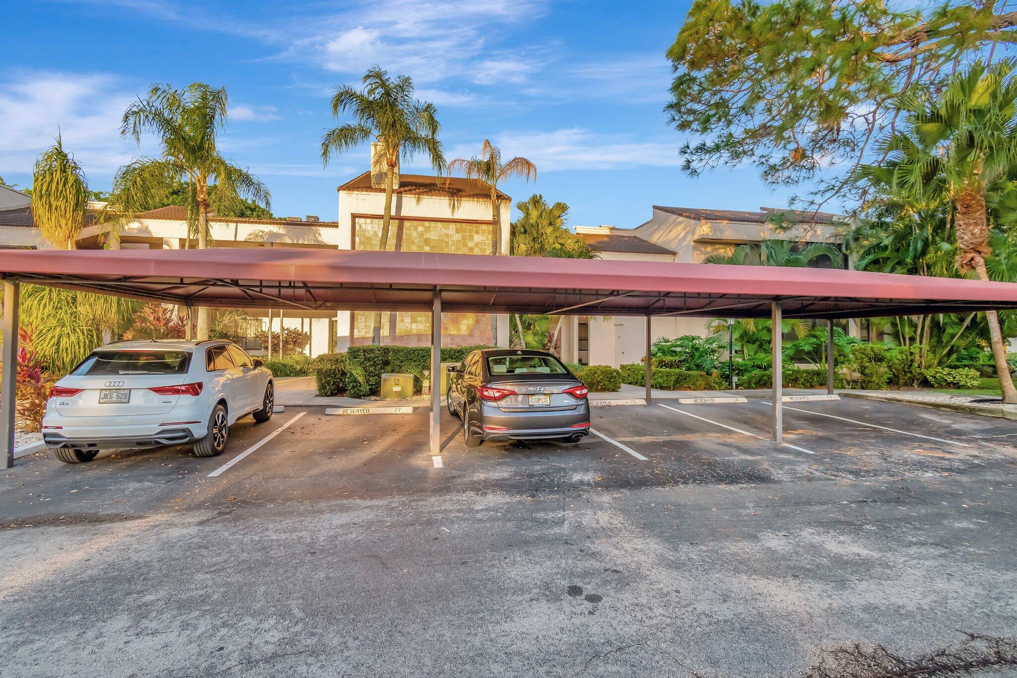 7448 La Paz Boulevard, Unit 102 Boca Raton, FL 33433 - Photo 19 of 23 ASSIGNED COVERED PARKING