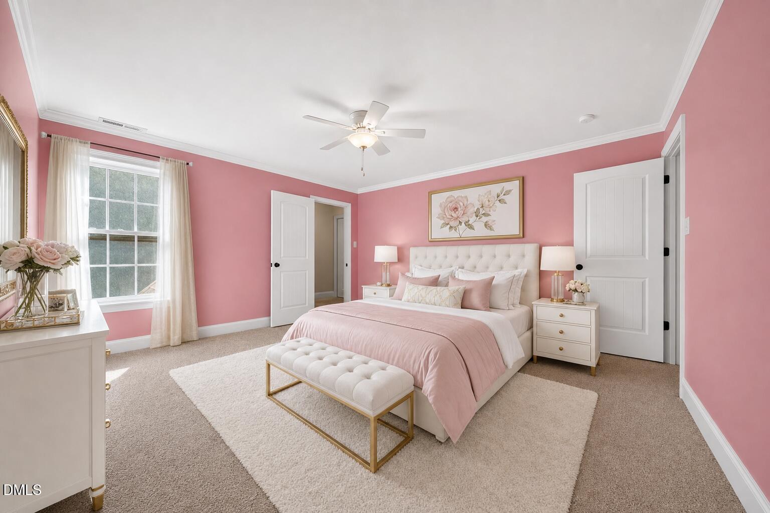 8497 Falkirk Ridge Court Wake Forest, NC 27587 - Photo 43 of 64 virtual_staging_pink_bedroom_054
