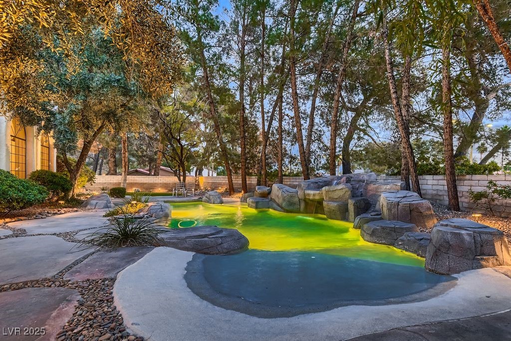 1 Quail Run Road Henderson, NV 89014 - Photo 55 of 82 Sculptured rock waterfall