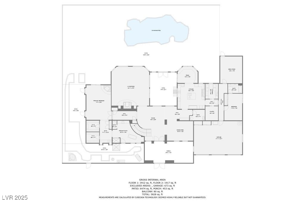 1 Quail Run Road Henderson, NV 89014 - Photo 80 of 82 1st Floor Representative Floor Plan
