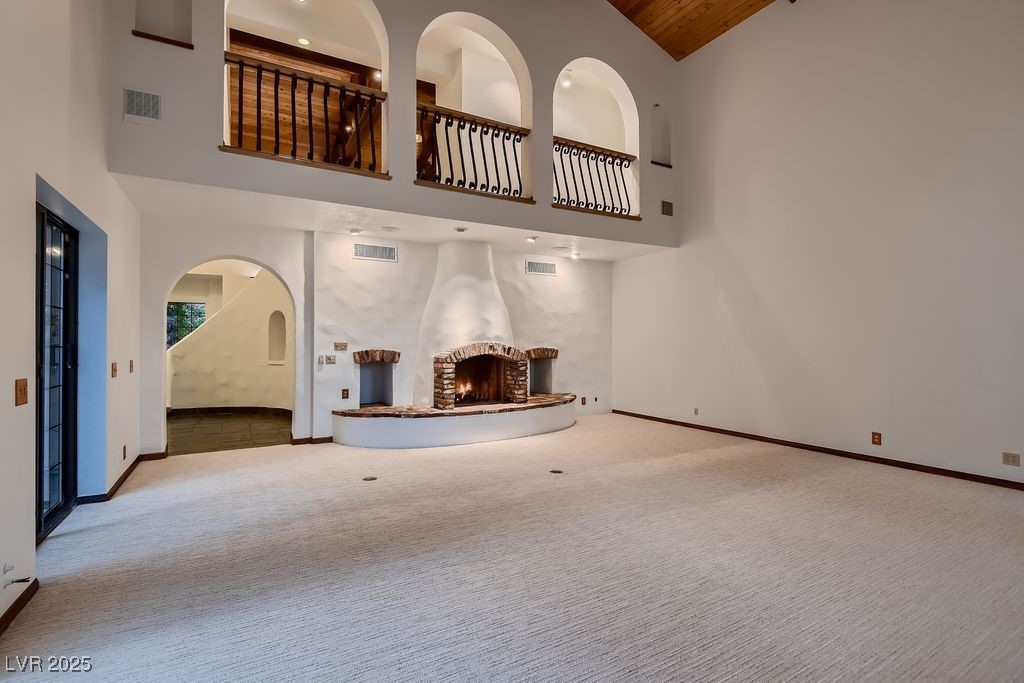 1 Quail Run Road Henderson, NV 89014 - Photo 9 of 82 Uniquely designed wood burning fireplace