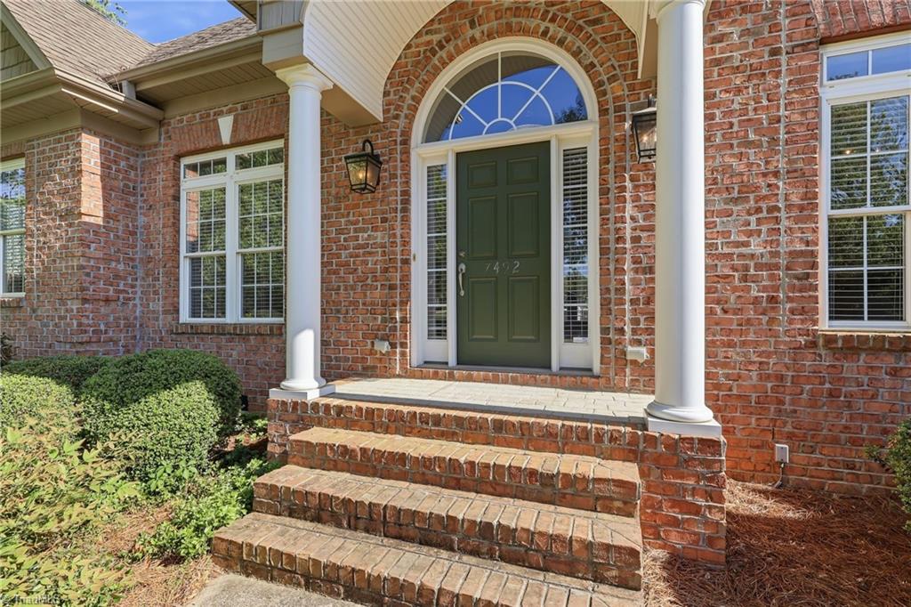 7492 Bethel View Court Oak Ridge, NC 27310 - Photo 2 of 46 Covered Porch Entry