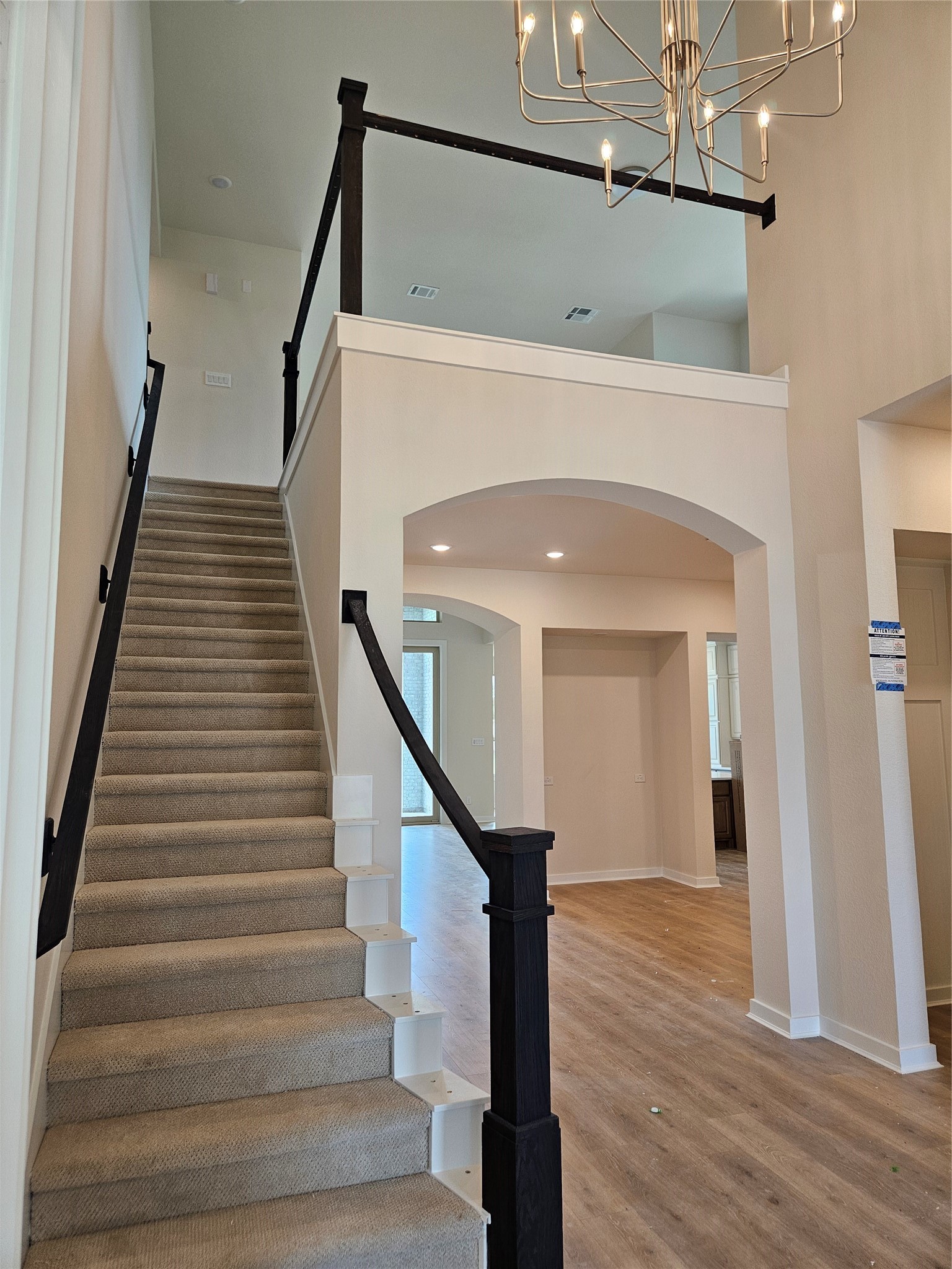 8701 Antelope Cyn Way Manvel, TX 77578 - Photo 3 of 32 a view of entryway and hall with wooden floor