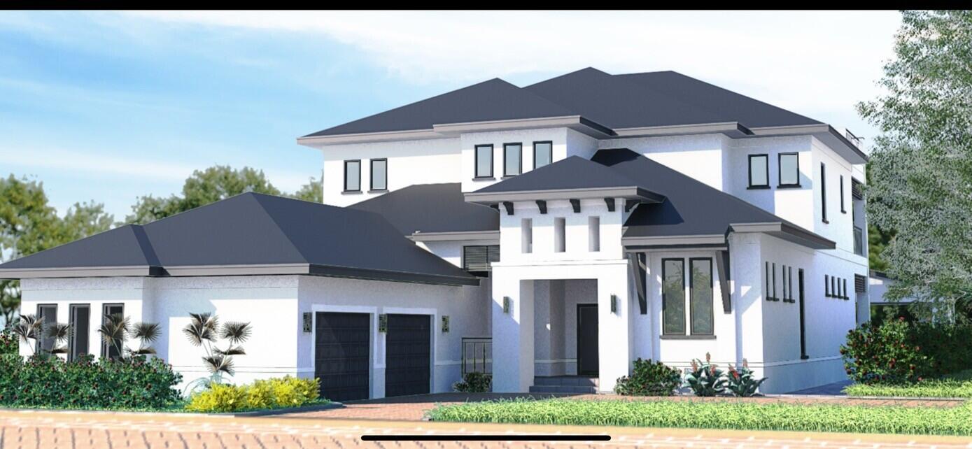 a front view of a house with yard