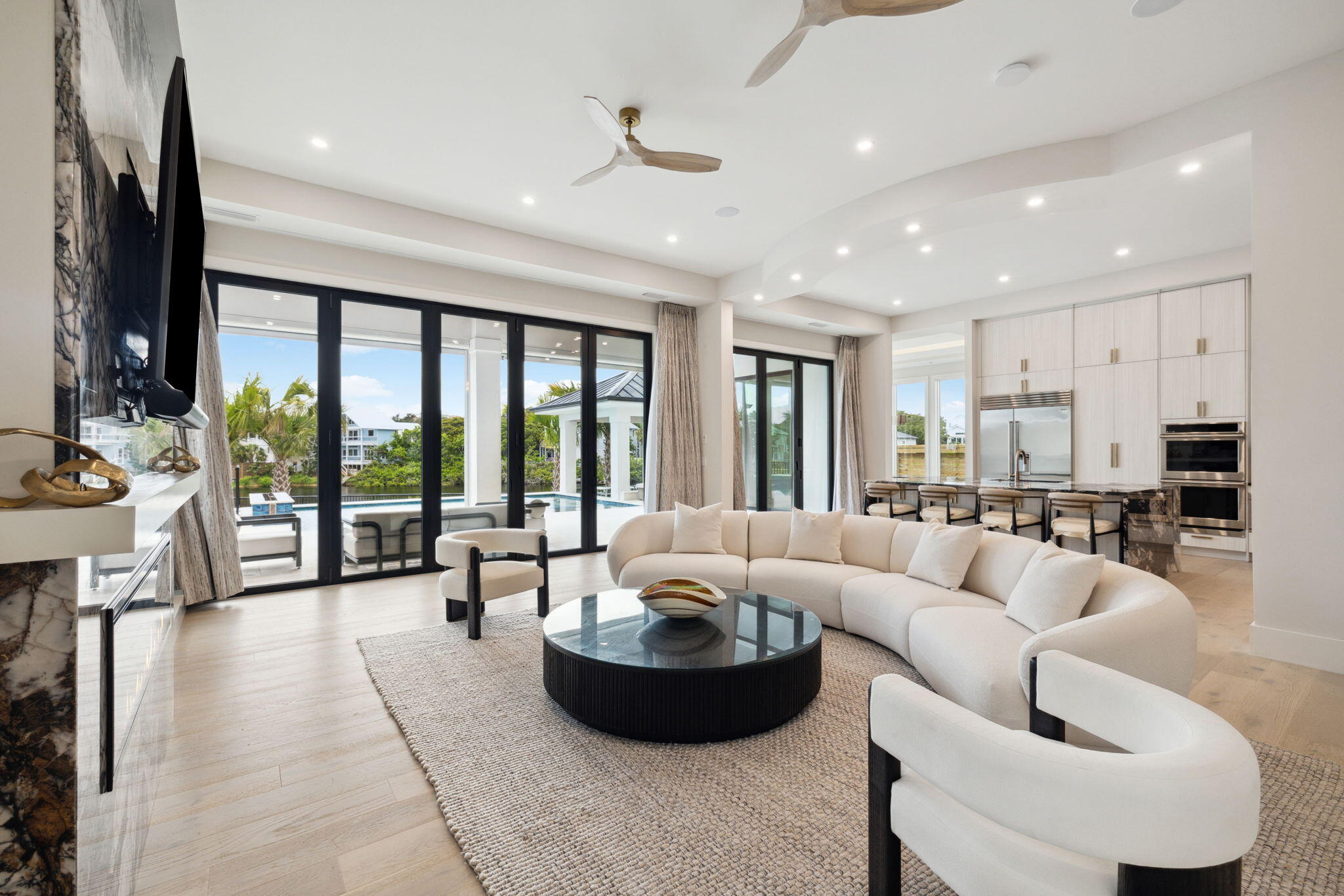 92 Southern Cross Ln Inlet Beach Inlet Beach, FL 32461 - Photo 4 of 19 a living room with furniture and a large window