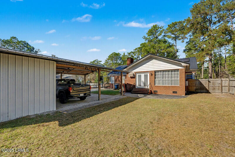 411 Willard Street Hampton, SC 29924 - Photo 36 of 43 back carport 2