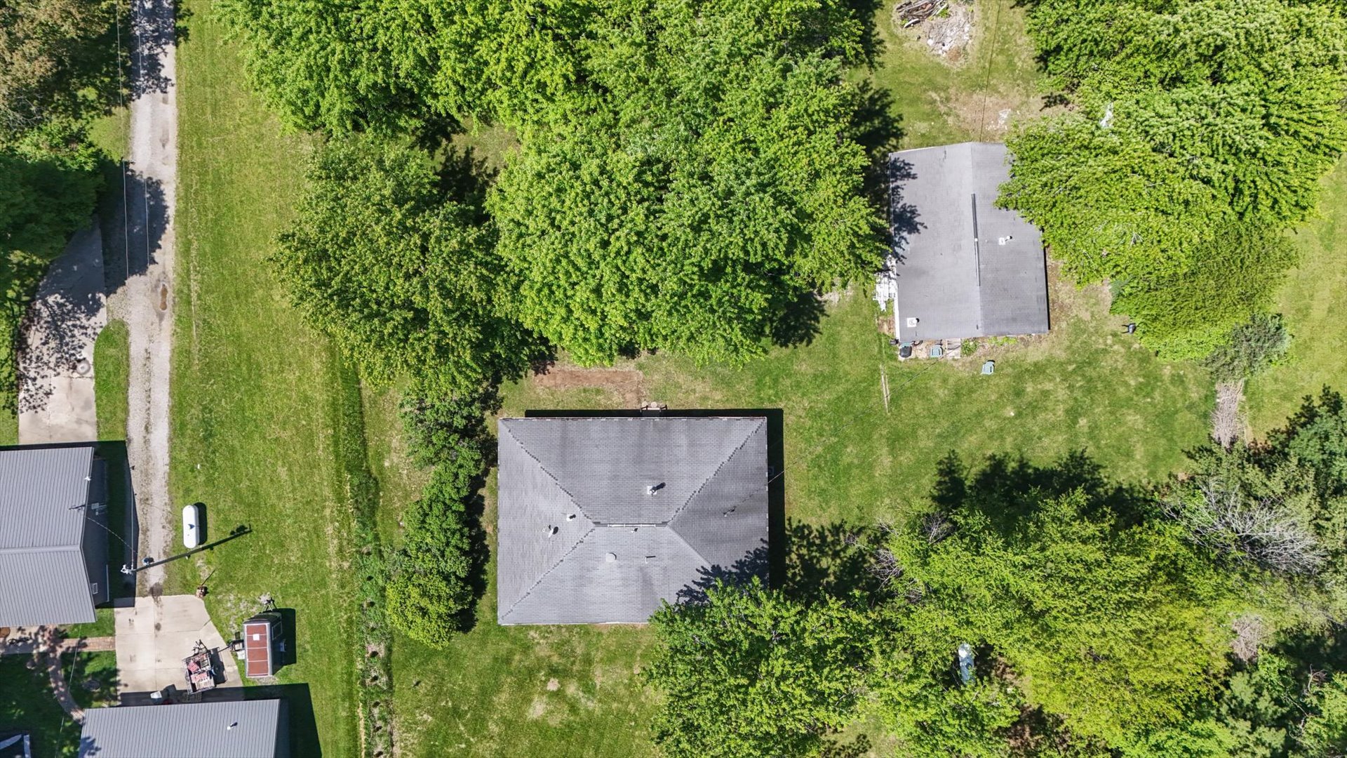 2431 North 1450 East Road Mansfield, IL 61854 - Photo 57 of 78 an aerial view of a house