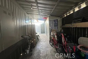 a view of storage and utility room