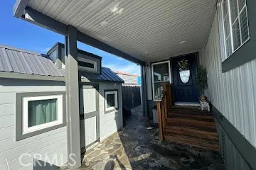 a view of entryway door