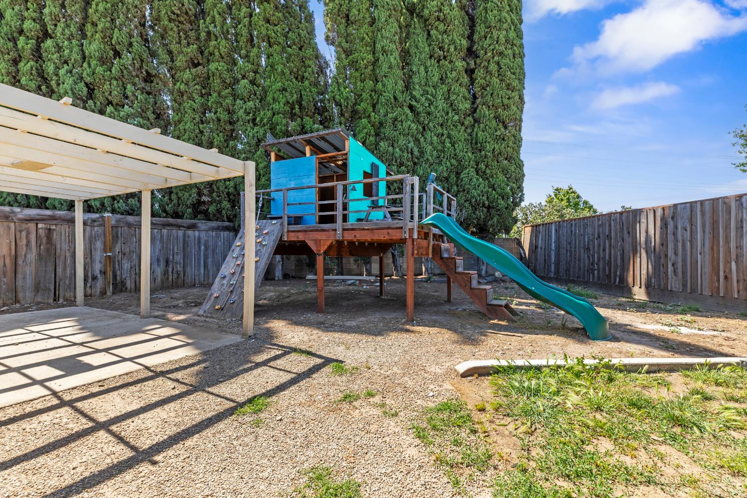 4005 Goldust Drive Modesto, CA 95355 - Photo 31 of 36 a backyard of a house with barbeque oven