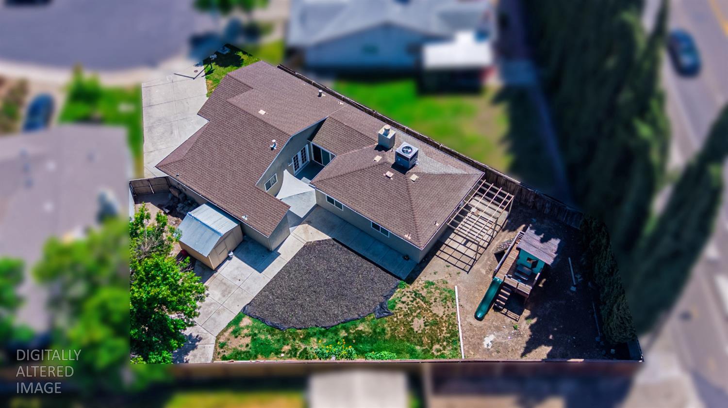 4005 Goldust Drive Modesto, CA 95355 - Photo 33 of 36 an aerial view of a house