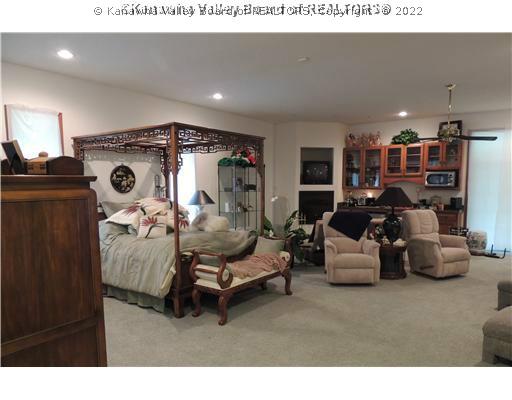 7145 Highway 34 Winfield, WV 25213 - Photo 7 of 15 Master Bedroom. Lavish Master Suite- Fireplace-Wet Bar-Private Covered Porch