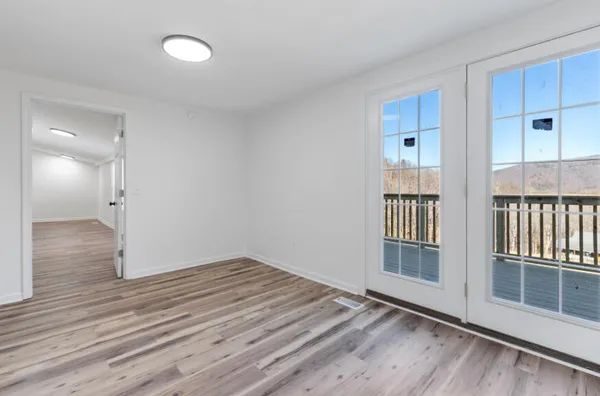 a view of empty room