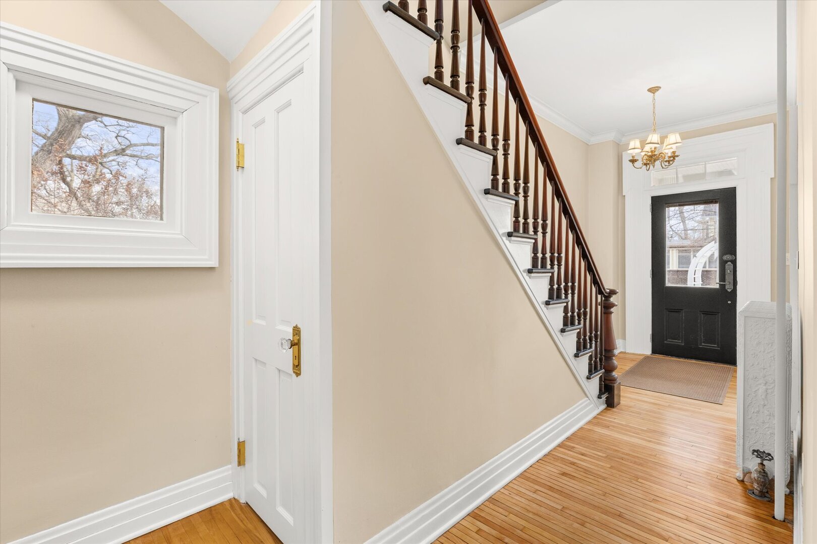 540 Pearl Street Ottawa, IL 61350 - Photo 33 of 70 a view of a hallway with wooden floor and staircase