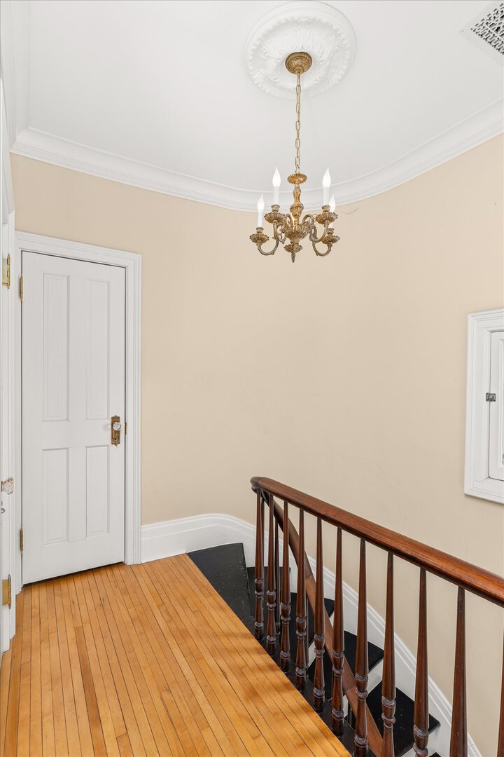 540 Pearl Street Ottawa, IL 61350 - Photo 35 of 70 a view of a room with a chandelier fan