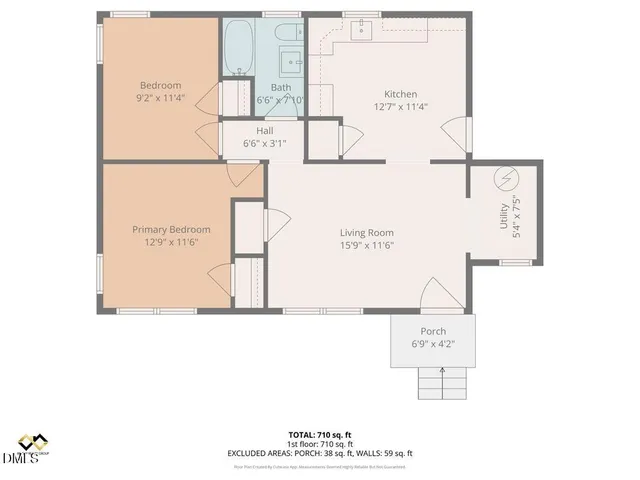 $1,100 | 910 East Divine Street, Dunn, NC 28334