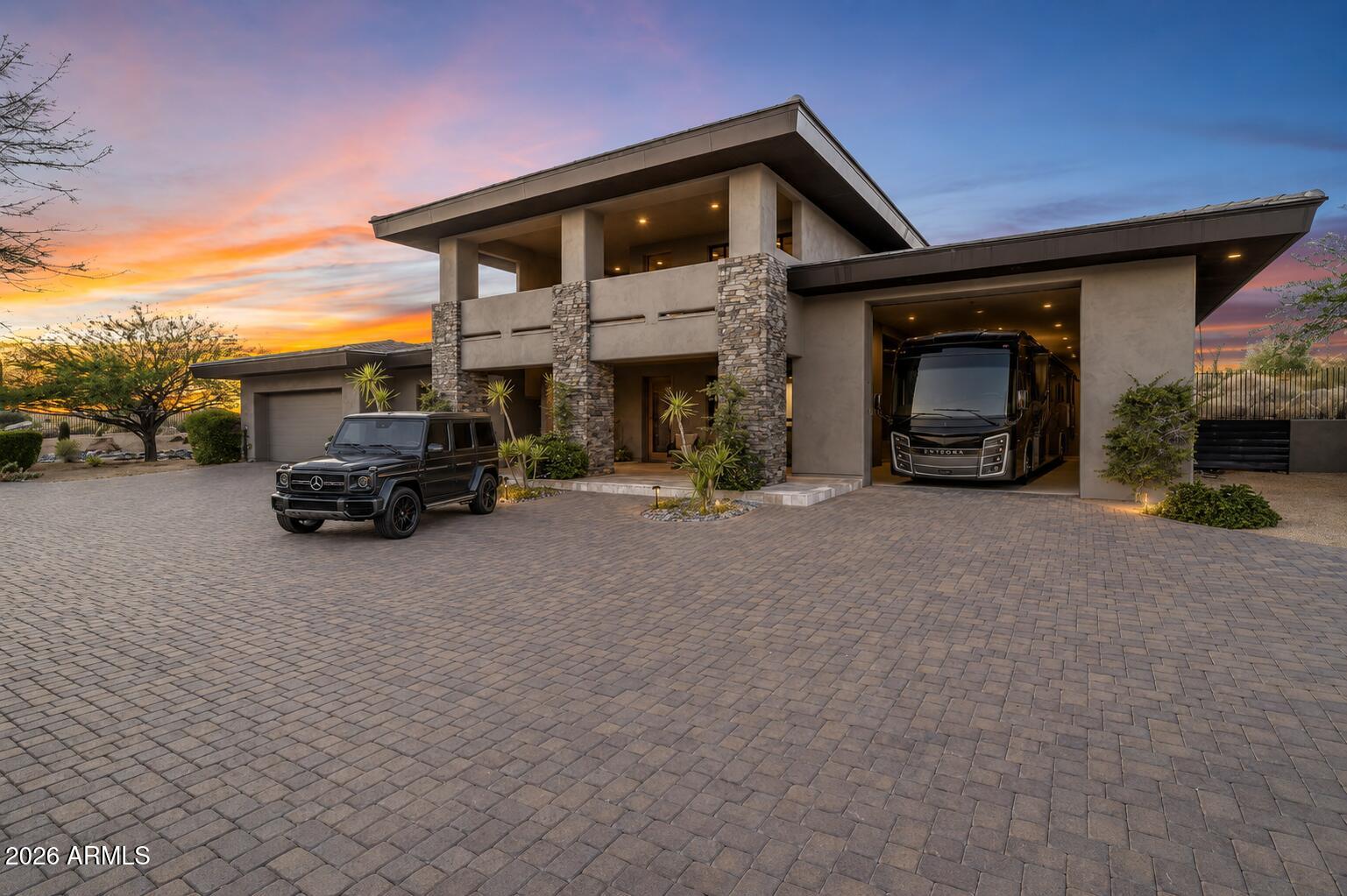 10205 East Happy Valley Road Scottsdale, AZ 85255 - Photo 3 of 81 12 ft RV garage door