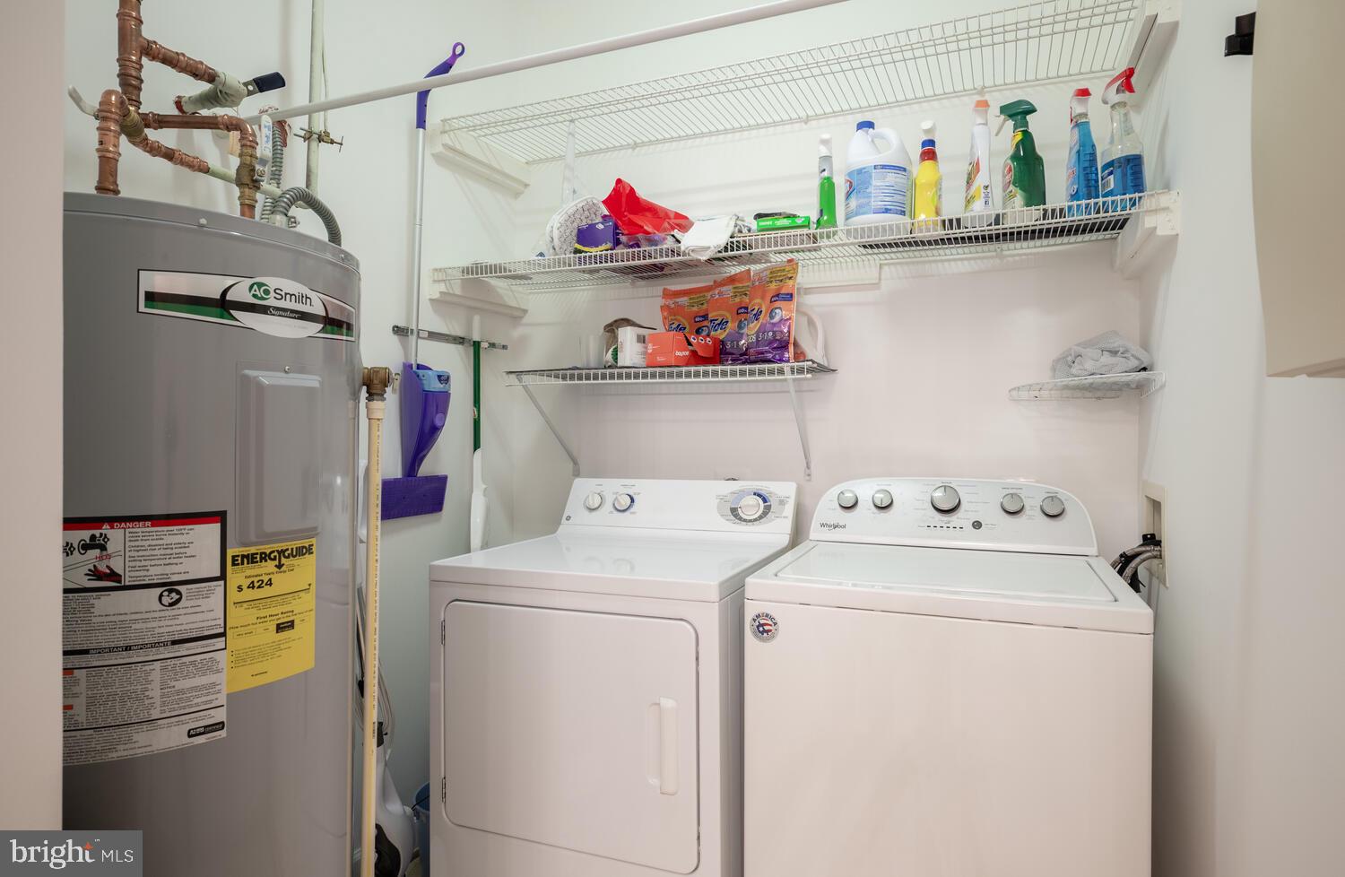 10328 Sager Avenue, Unit 217 Fairfax, VA 22030 - Photo 24 of 42 a utility room with dryer and washer