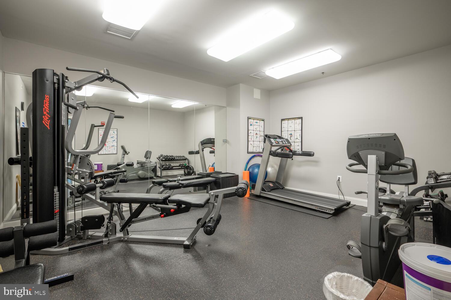 10328 Sager Avenue, Unit 217 Fairfax, VA 22030 - Photo 29 of 42 a view of a room with gym equipment