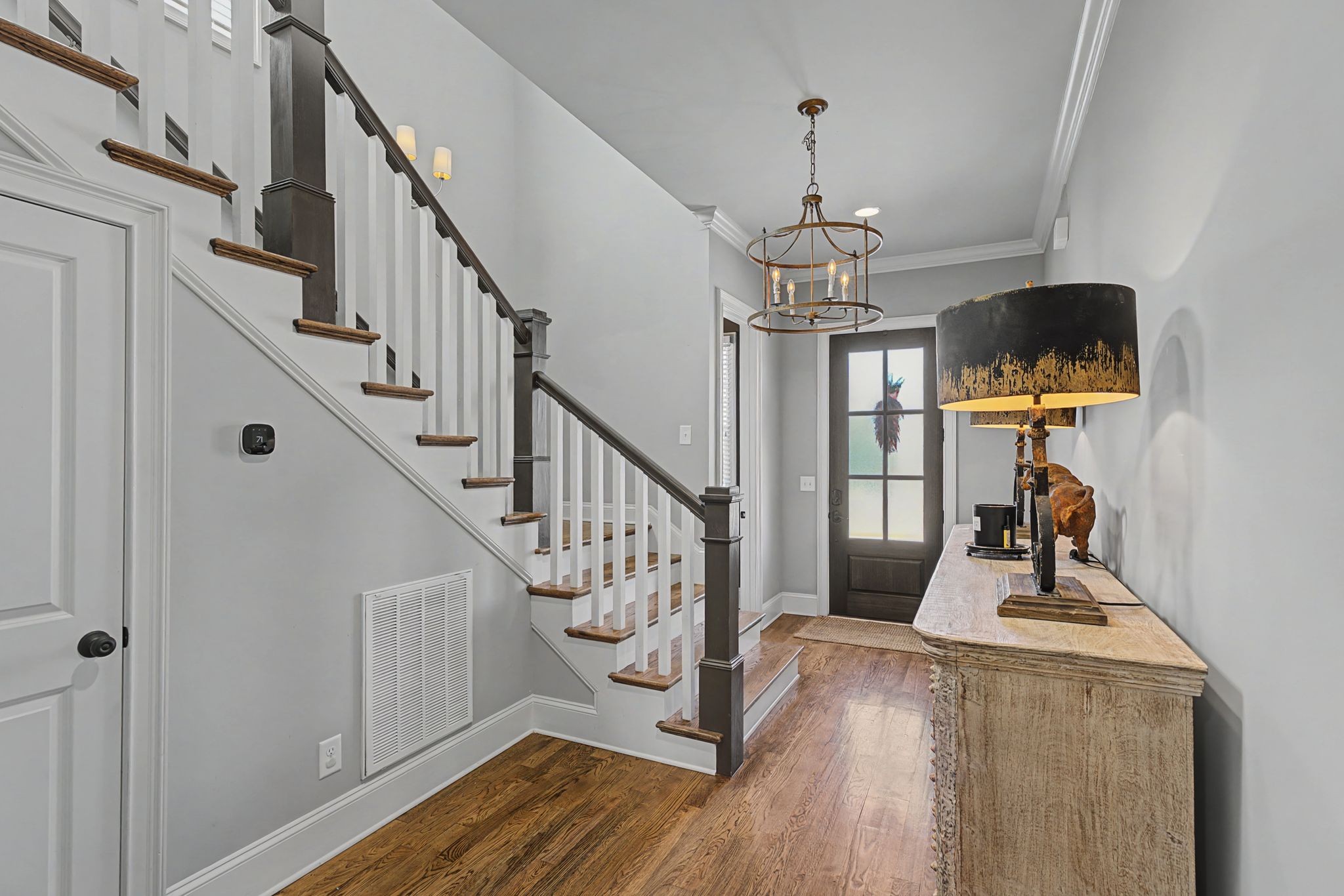 4108 A Lone Oak Road Nashville, TN 37215 - Photo 3 of 36 a view of entryway and hall with wooden floor