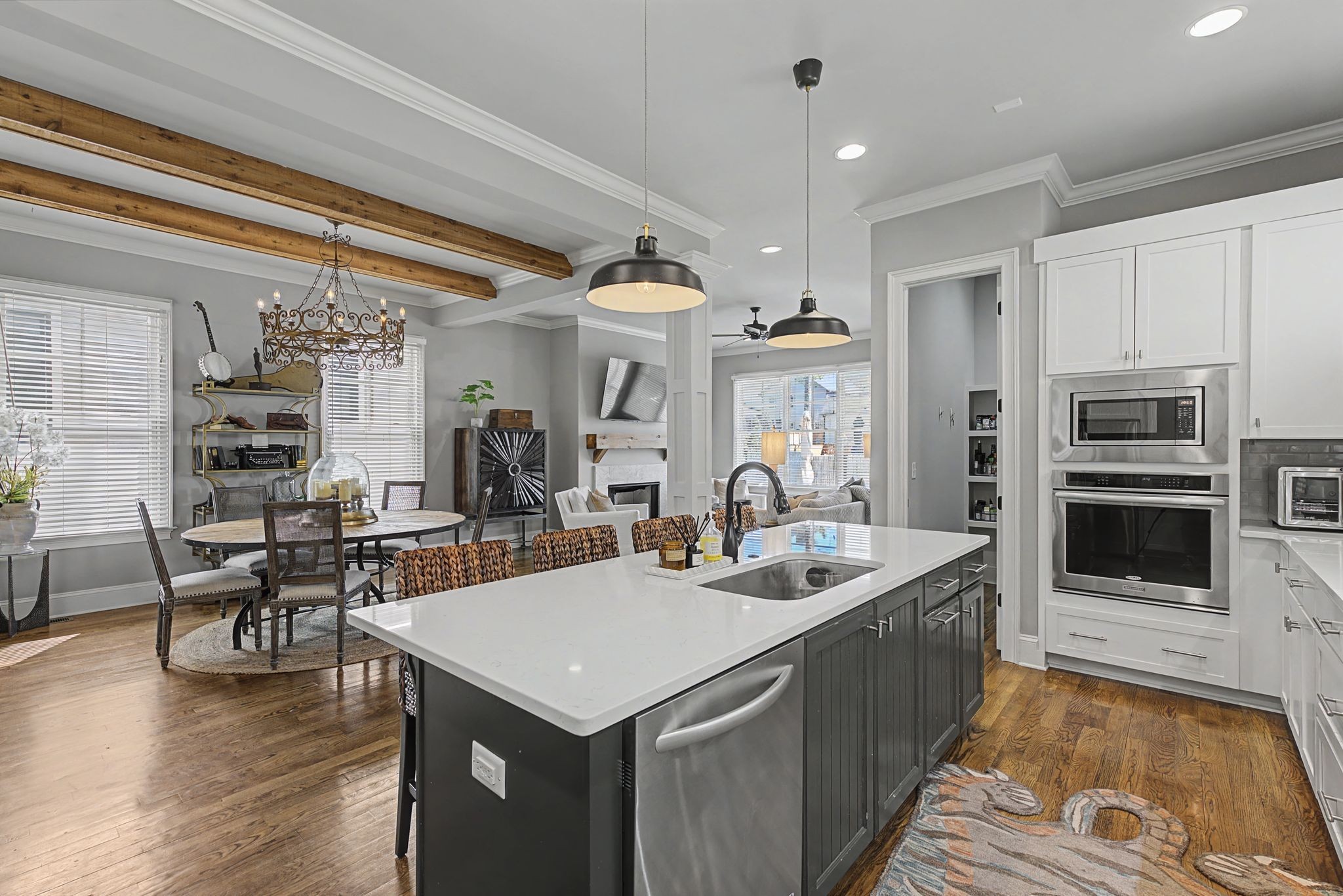 4108 A Lone Oak Road Nashville, TN 37215 - Photo 9 of 36 a kitchen with a sink and chairs
