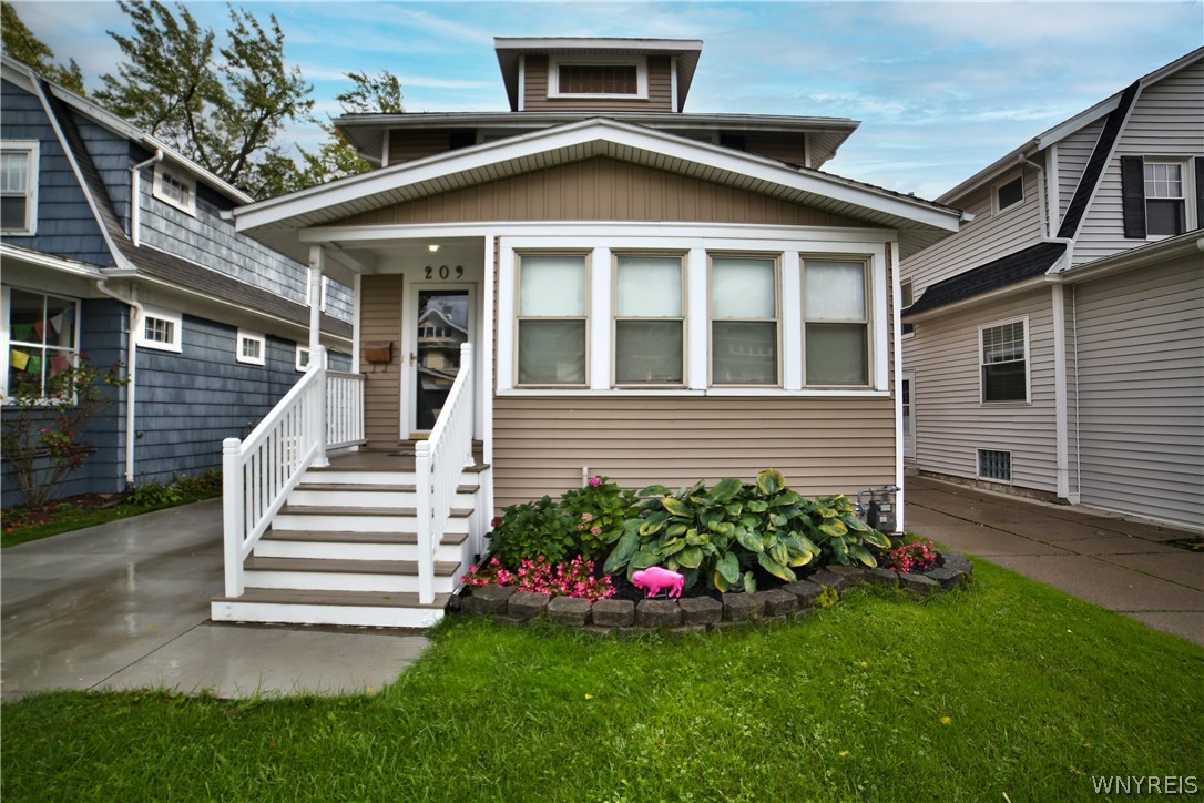 209 Wardman Road Tonawanda, NY 14217 - Photo 1 of 1 Exterior Front With Fresh Landscaping
