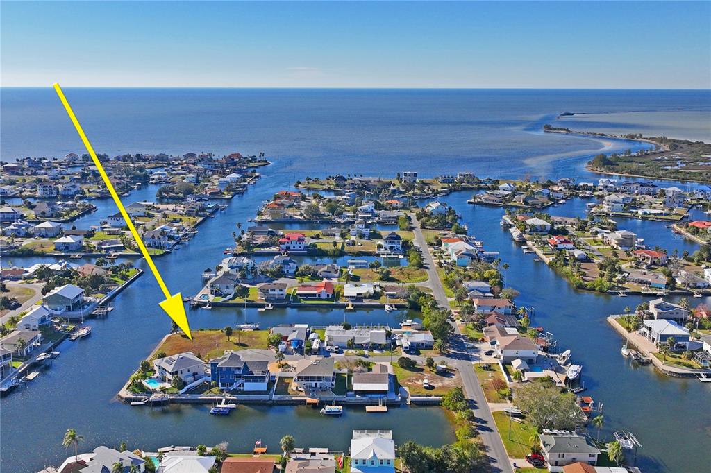 8 6th Isle Drive Hernando Beach, FL 34607 - Photo 9 of 12 an aerial view of a city