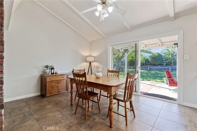 a view of a dining room and livingroom view
