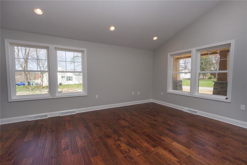 155 Spring Hill Road Aliquippa, PA 15001 - Photo 3 of 18 Let's start in the living room, beautiful hardwood floors, lots of recessed lighting and cathedral ceilings throughout.