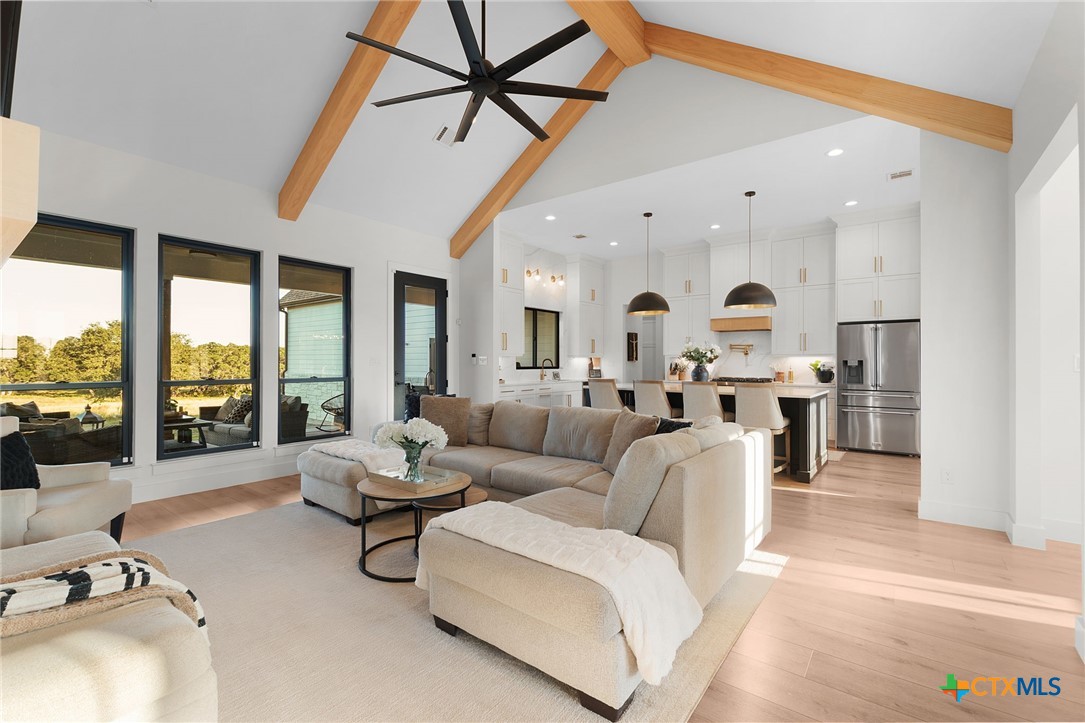 871 Blackbuck Ridge Drive Lampasas, TX 76550 - Photo 7 of 48 a living room with furniture and a large window