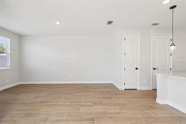 a view of an empty room
