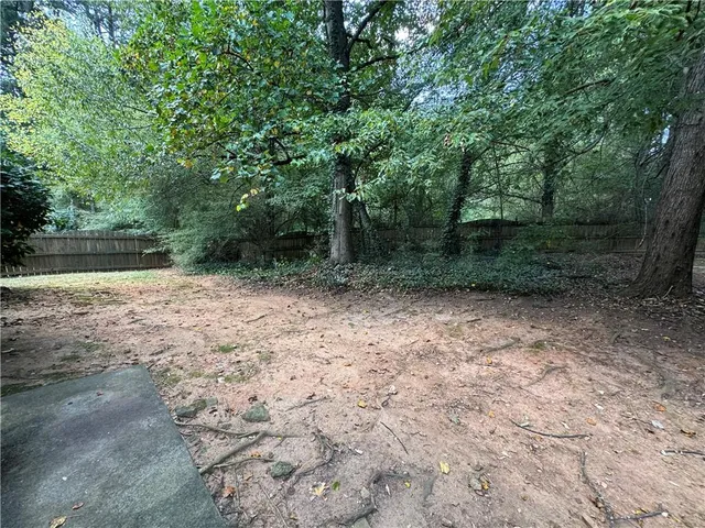 a view of outdoor space and yard