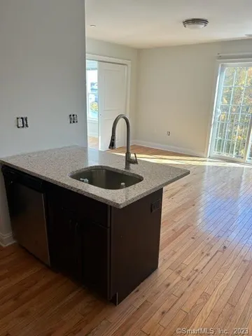 a close view of sink and tap