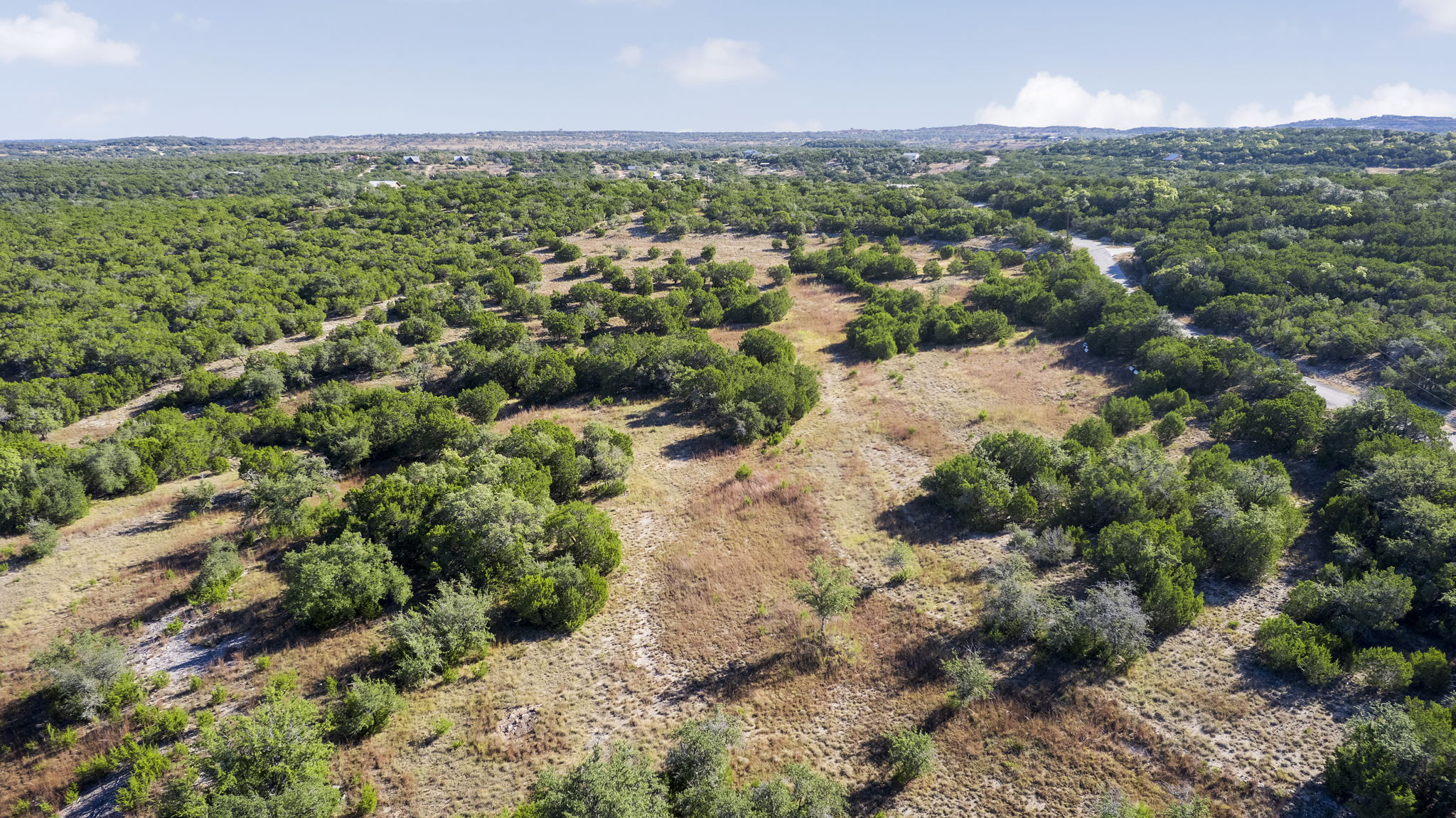 2021 Stagecoach Ranch Road Dripping Springs, TX 78620 - Photo 31 of 35 a view of a city with lush green forest
