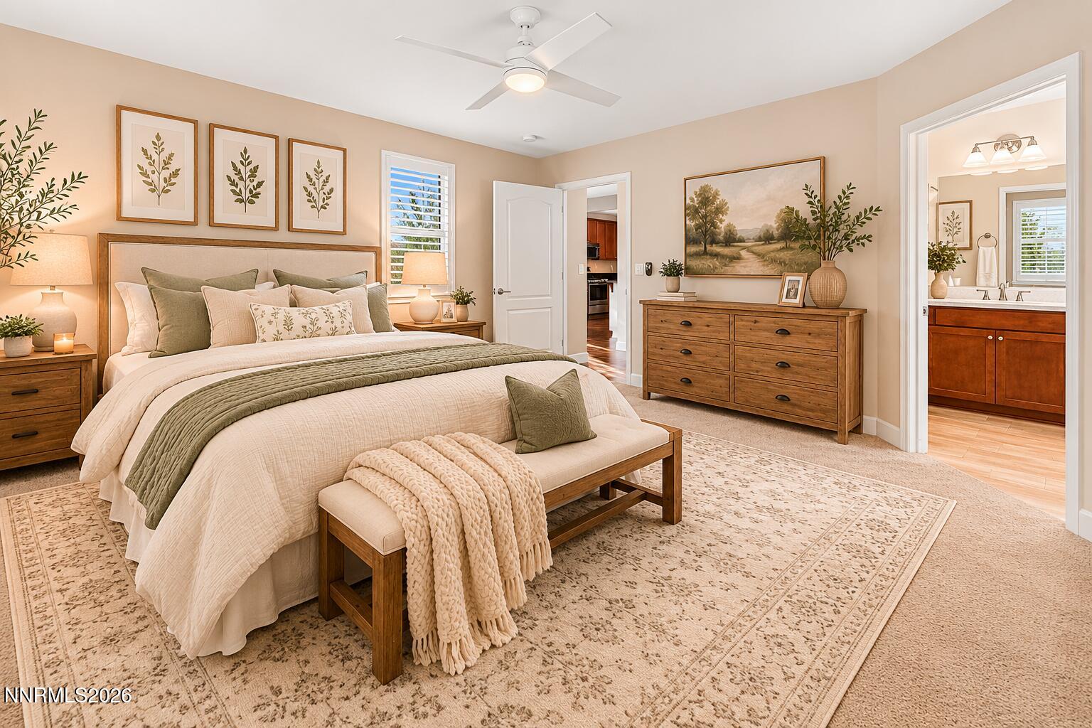 8950 Sydmesa Drive Reno, NV 89523 - Photo 15 of 38 Virtual Staged Primary Bedroom