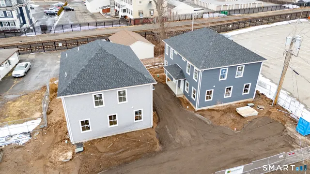 a view of a house with roof deck